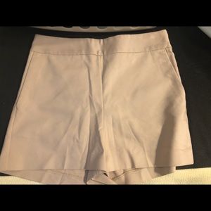 High wasted tan shorts